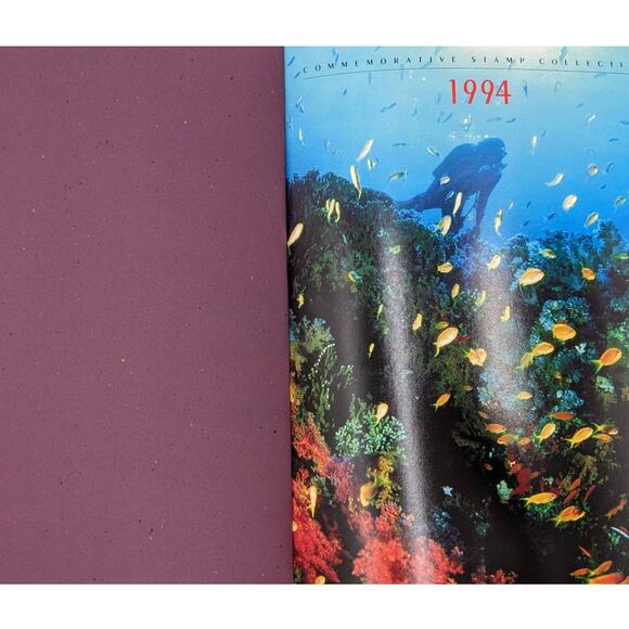 1994 Commemorative Stamp Collection Book Rockwell Moon Landing Steam Locomotives - Picture 3 of 13